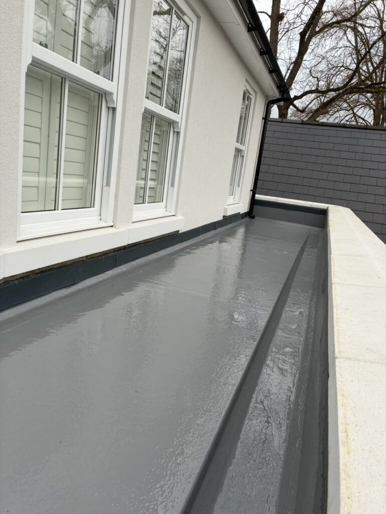 liquid flat roof